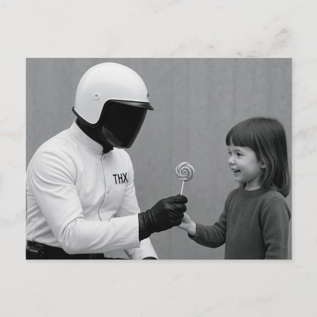 Cartão Postal Futura Polícia (Frente)