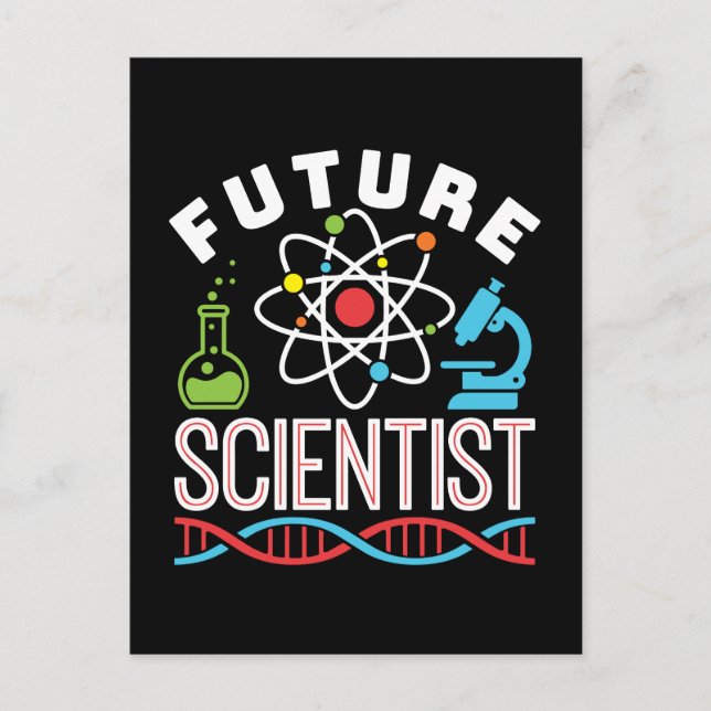Cartão Postal Futuro domínio científico (Frente)