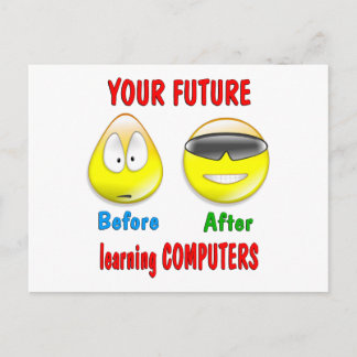 Cartão Postal Futuro dos computadores