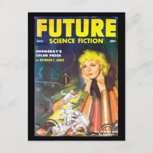 Cartão Postal Futuro novembro de 1952_Pulp Art