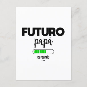 Cartão Postal Futuro papá cargando