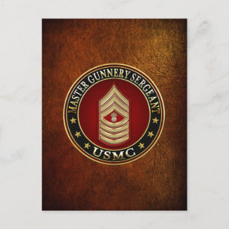 Cartão Postal Fuzileiros americanos: Sargento-mor (USMC MGySgt)