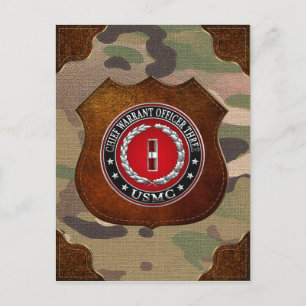 Cartão Postal Fuzileiros dos EUA: Mandado principal três (USMC 