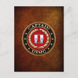 Cartão Postal Fuzileiros navais dos EUA: Capitão (USMC Capt) [3
