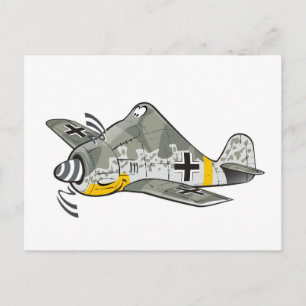 Cartão Postal fw-190 lobo-cego