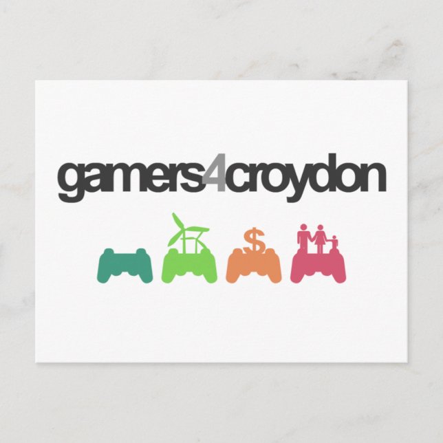 Cartão Postal G4C Logo Postcard (Frente)