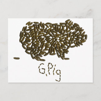 Cartão Postal "G. Pig" com guincho clássico