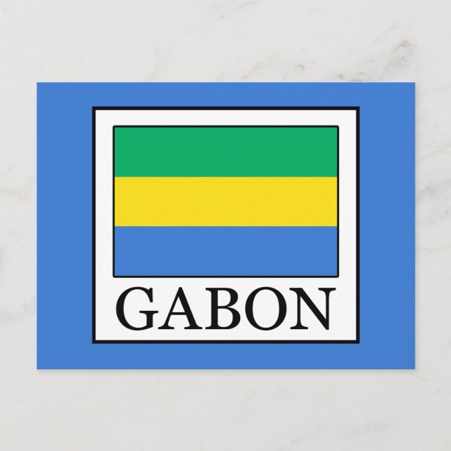 Cartão Postal Gabão (Frente)