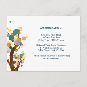 Cartão Postal Gabinete de Alojamento de Casamento de Teal de Art