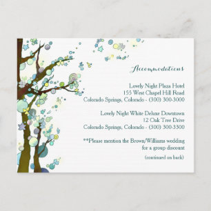 Cartão Postal Gabinete de Alojamentos de Casamento em Árvore Bra