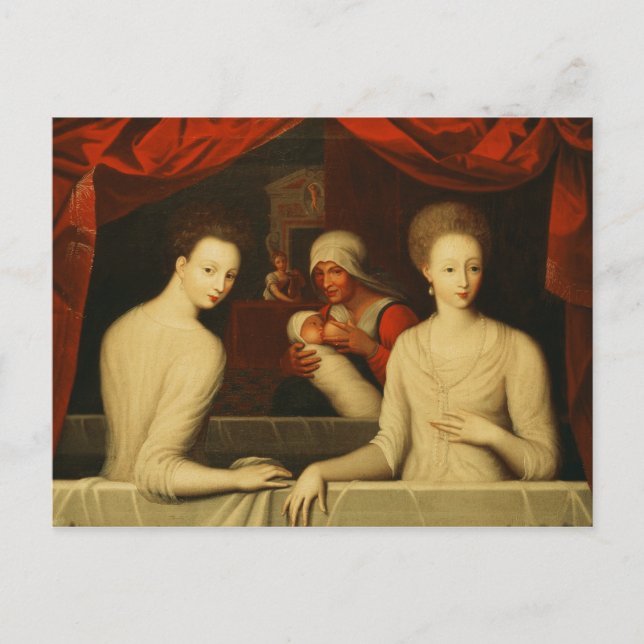 Cartão Postal Gabrielle d'Estures e sua irmã (Frente)