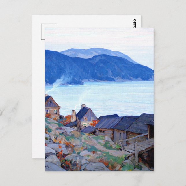 Cartão Postal Gagnon - Noite na Costa Norte (Frente/Verso)