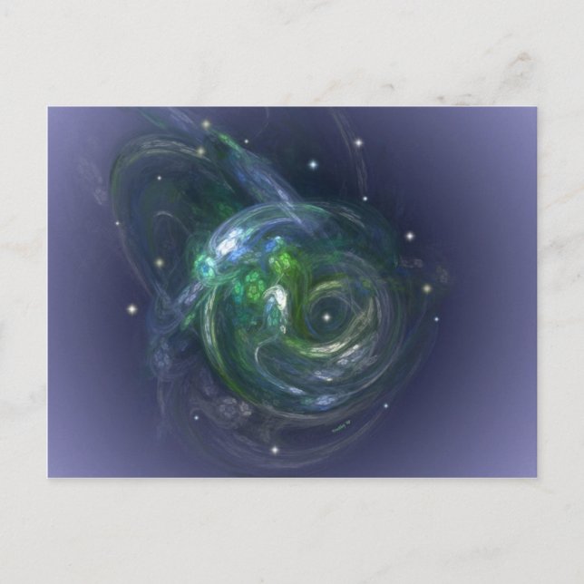 CARTÃO POSTAL GAIA O PLANETA VIVO (Frente)