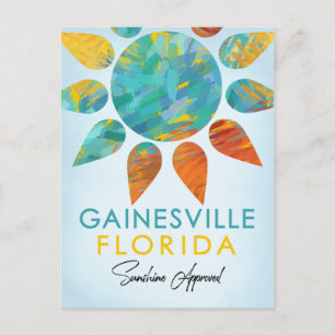 Cartão Postal Gainesville Florida Sunshine Viagem