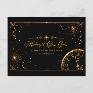 Cartão Postal Gala Brilho da Meia-Noite Obrigado