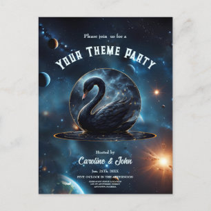 Cartão Postal Galáctica Grace: O Cisne Negro.