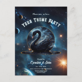 Cartão Postal Galáctica Grace: O Cisne Negro.