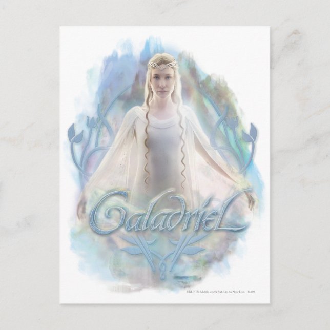 Cartão Postal Galadriel com nome (Frente)