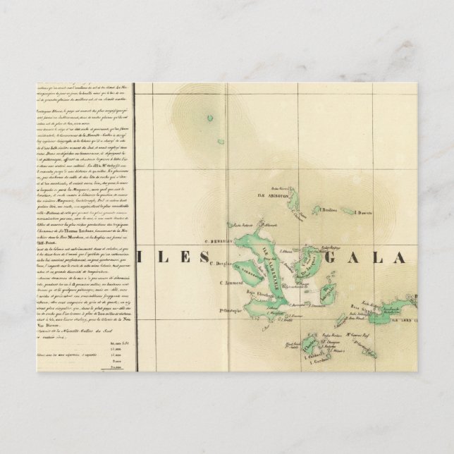 Cartão Postal Galápagos Oceânia 17 (Frente)