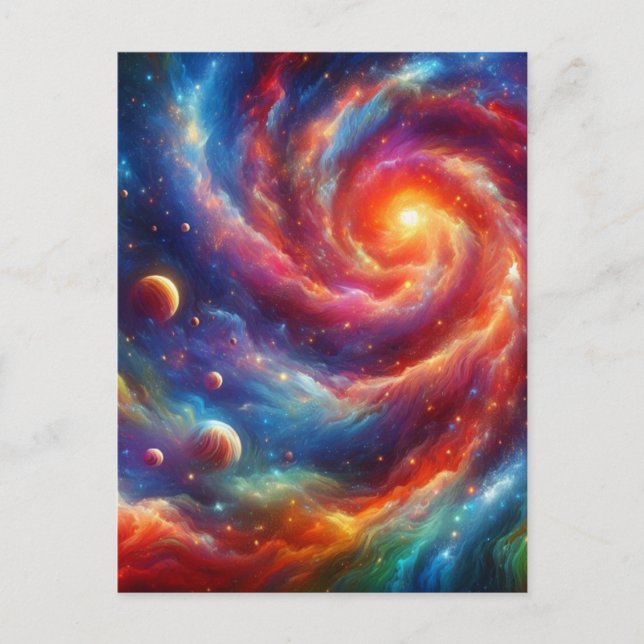 Cartão Postal Galáxia (Frente)