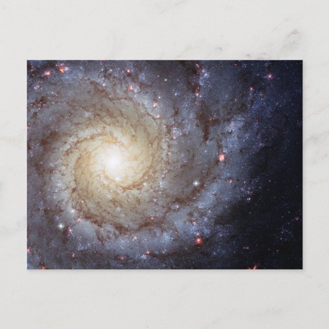 Cartão Postal Galáxia Espiral M74 (Hubble) (Frente)