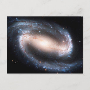 Cartão Postal Galáxia Espiral Majestosa Impressão Via Látea A