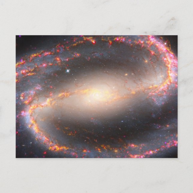 Cartão Postal Galáxia Espiral Ngc 1300. (Frente)