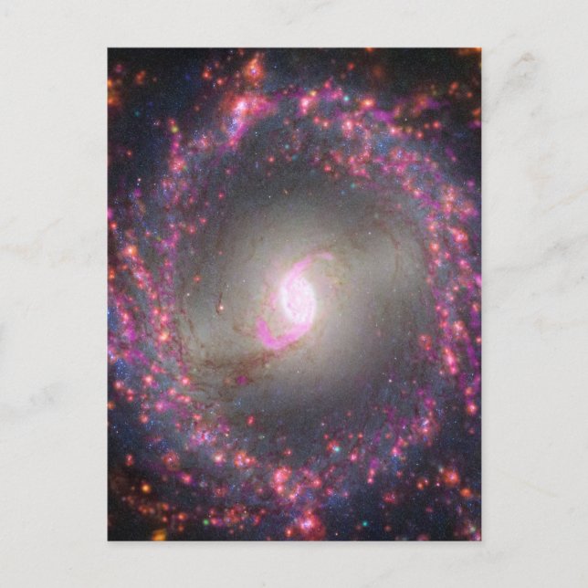 Cartão Postal Galáxia Espiral Ngc 3351. (Frente)