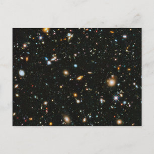 Cartão Postal Galáxias do Campo Ultra Profundo do Hubble da NASA