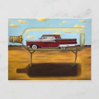 Cartão Postal Galaxie Em Uma Garrafa