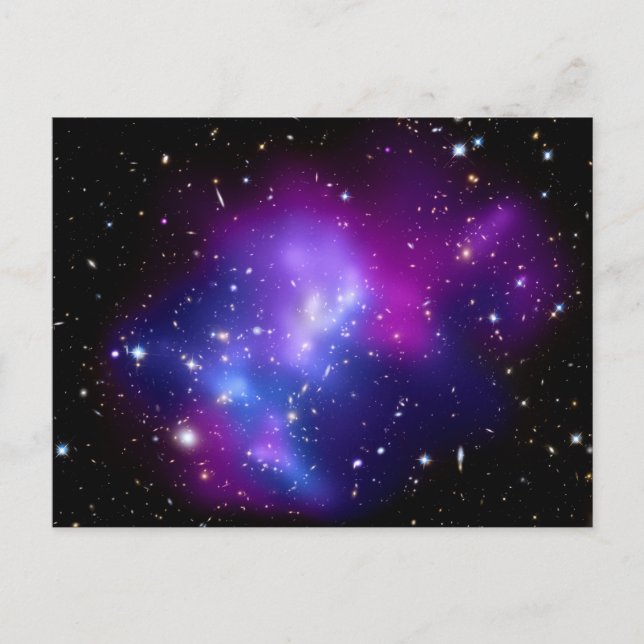 Cartão Postal Galaxy Cluster MACS J0717 (Telescópio Hubble) (Frente)