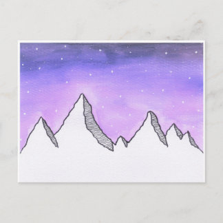 Cartão postal Galaxy Mountain