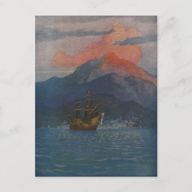 Cartão Postal Galeão sobre o espanhol (Frente)