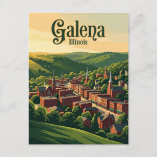 Cartão Postal Galena Illinois