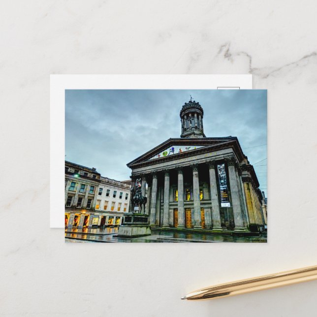 Cartão Postal Galeria de Arte Moderna, Cartão-postal Glasgow (Frente/Verso In Situ)