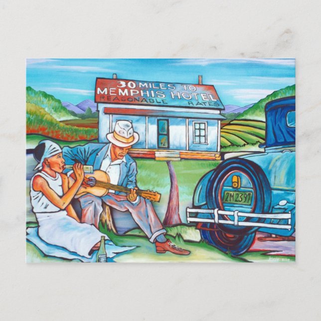 Cartão Postal Galeria De cinzas: 30 Milhas Para Memphis (Frente)