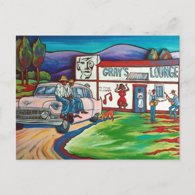 Cartão Postal Galeria de cinzas: Juke Joint Jam Lounge (Frente)