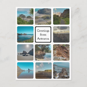 Cartão Postal Galeria de Instagram de Vista do Mar Nova Zelândia