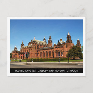 Cartão Postal Galeria e Museu de Arte Kelvingrove, Glasgow