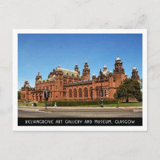 Cartão Postal Galeria e Museu de Arte Kelvingrove, Glasgow
