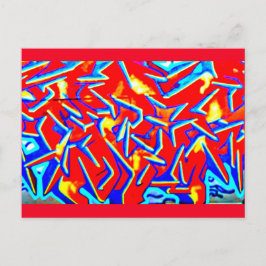 Cartão Postal Galeria Postcard-Abstrato/Grafite Diversos 103