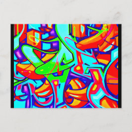 Cartão Postal Galeria Postcard-Abstrato/Grafite Diversos 107