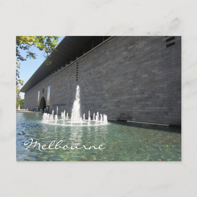Cartão Postal galeria victoria fountain (Frente)