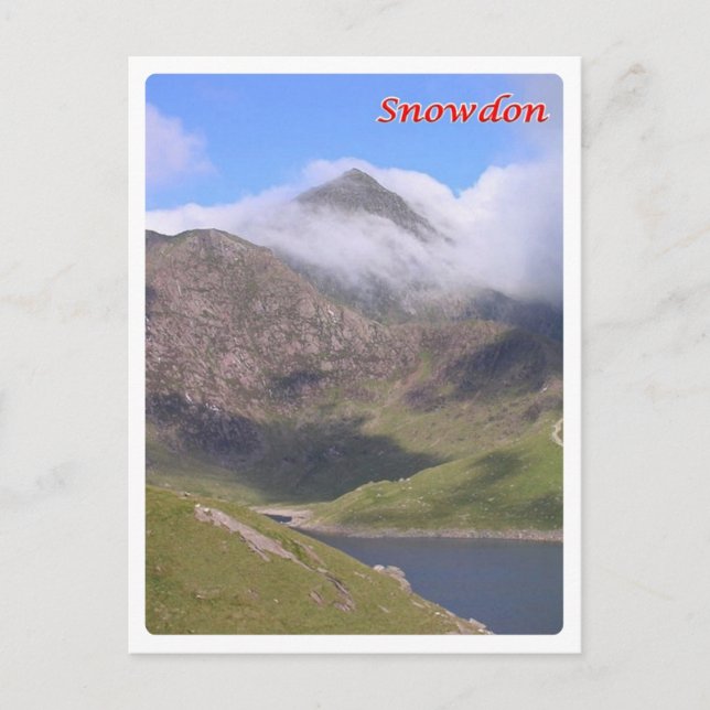 Cartão Postal Gales - Snowdon - (Frente)