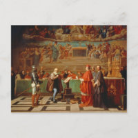 Galileu Galilei (1564-1642) perante membros da