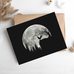Cartão Postal Galinha Em Anões De Frango No Halloween Da Montanh