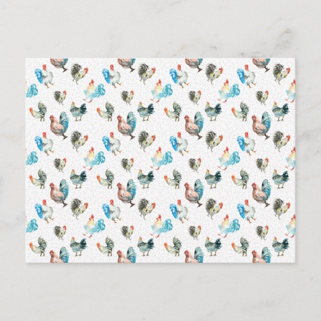 Cartão Postal Galinhas Country do Amante de Frango (Frente)