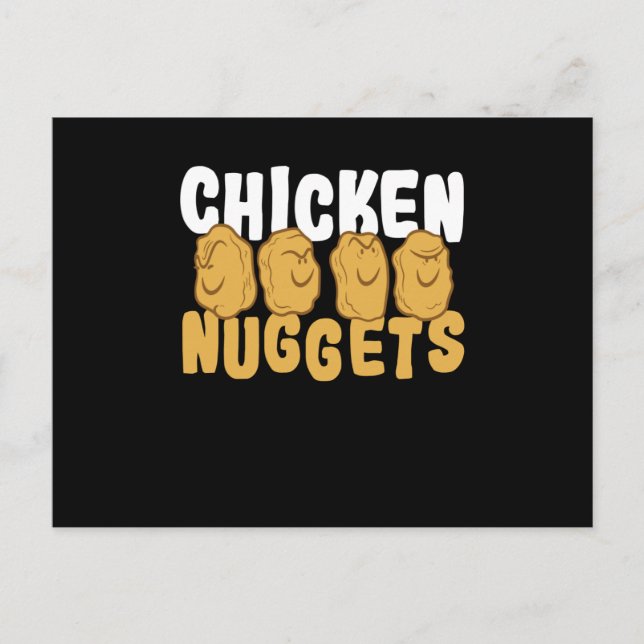 Cartão Postal Galinhas Nuggets (Frente)