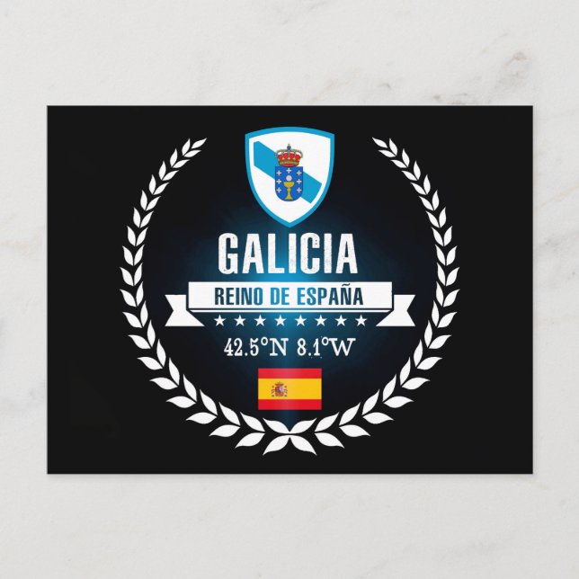 Cartão Postal Galiza (Frente)