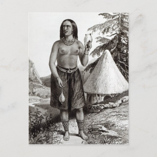 Cartão Postal Galla Woman (Frente)